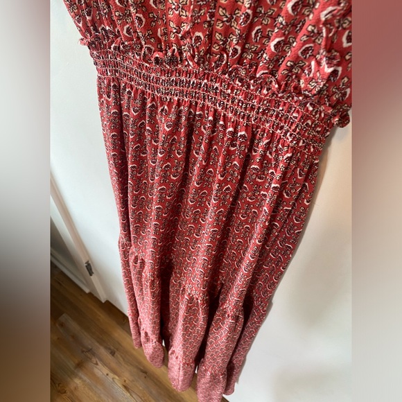 Max Studio, Boho Dress Red | Size Small - Picture 4 of 5